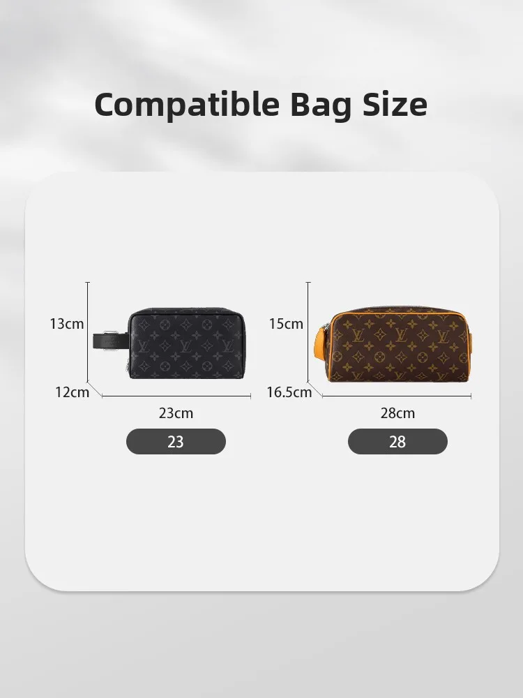 New LV Dopp Kit Wa Bag Lightweight Nylon Inner  Storage Bag Inner Core Pouch Bag Spring 2025 Season Accories