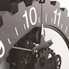 20-Inch European Retro Gear Clock Wall Clock Mechanical Wall Clock Living Room Bedroom Decoration Clock 5