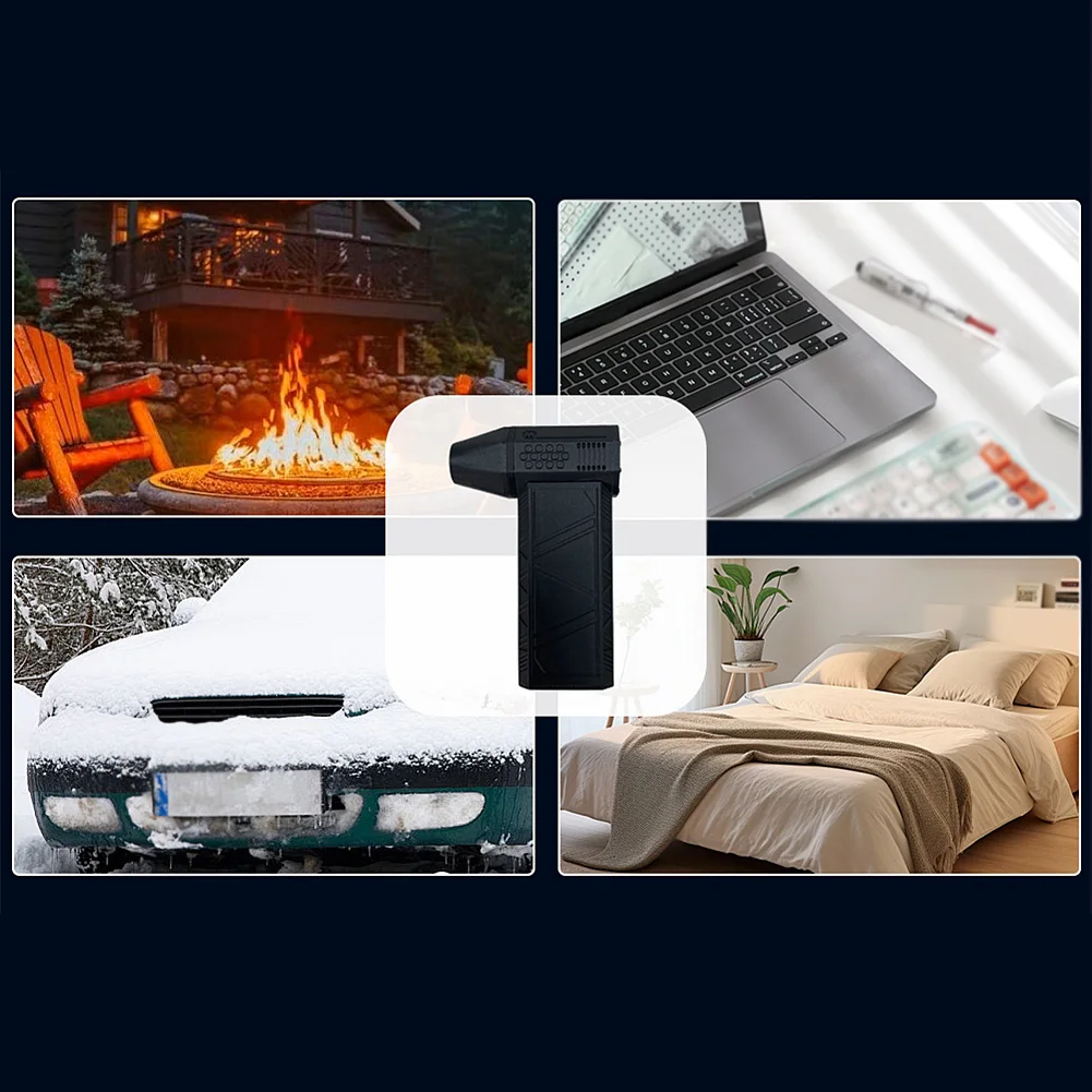 Electric Air Duster 130000RPM Mini Turbo Jet Fan Car Dryer Brushless Motor Handheld Dust Blower for Computer Keyboard