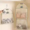 Multi-layer Storage Mesh Bag Save Space Large Capacity Panda Mesh Organizing Bag Wardrobe Hanging Multi-function 2