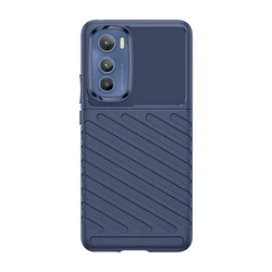 Premium Shockproof Silicone Phone Case - Luxury Silicone Bumper Cover for Edge S Pro (Blue)
