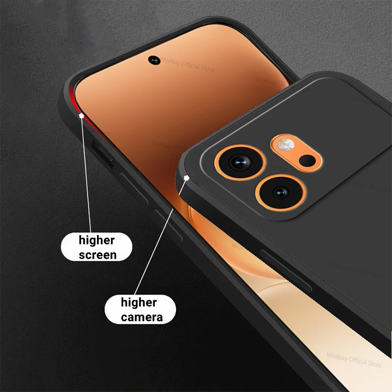 Luxury Shockproof Liquid Silicone Phone Case with TPU Bumper - Enhanced Protection
