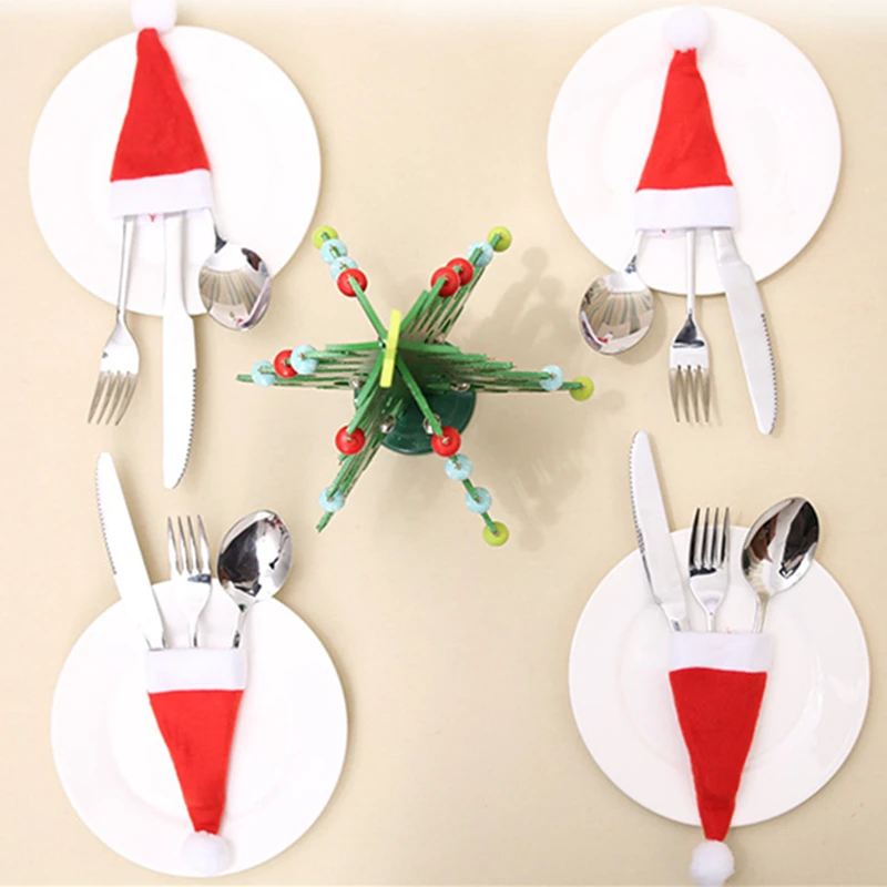 Tableware Holder 10PC Christmas Decorations