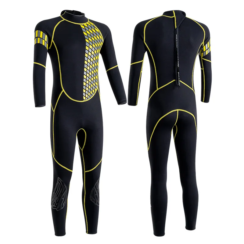 

Men's Swimming Fishing and Warmth Safe 3mm Wetsuit Diving Clothing Protection Snorkeling Conjoined Diving