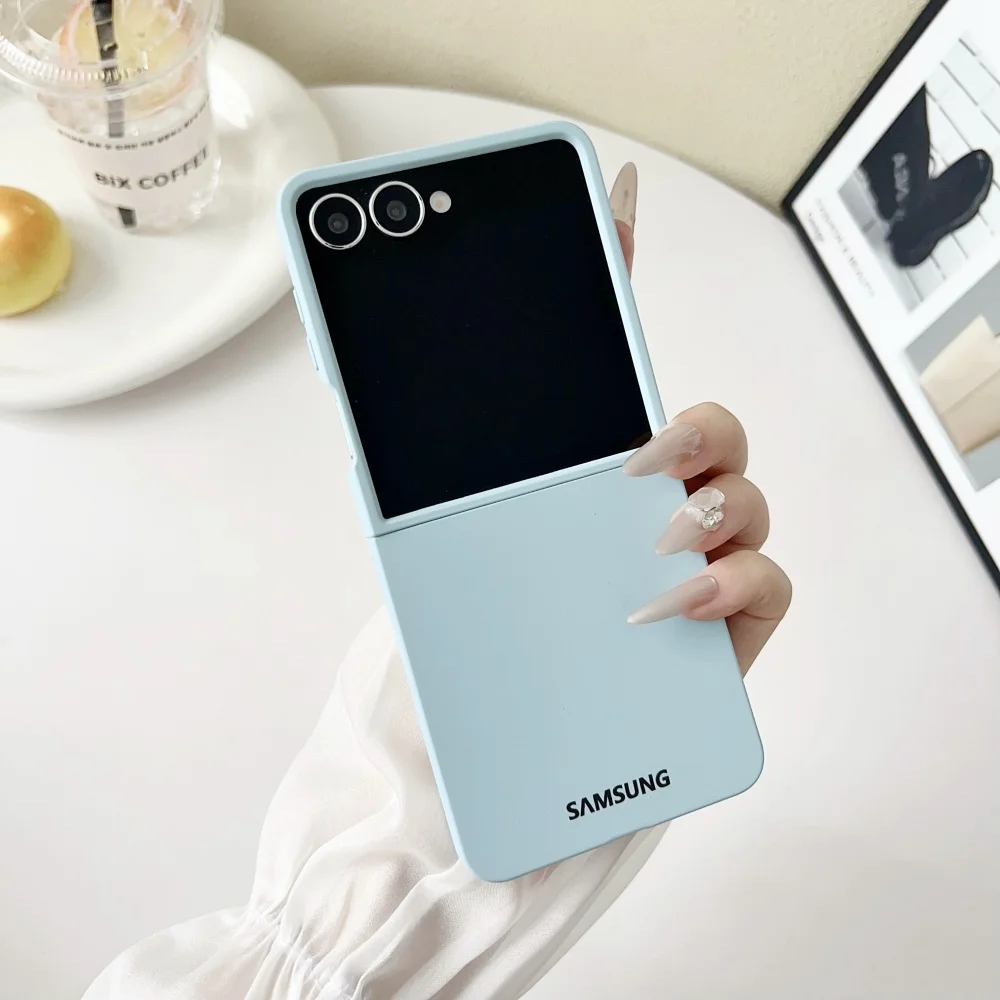 Luxuriöse Candy Ultra-Dünne PC-Handyhülle für Samsung Galaxy Z Flip 8 7 6 5 4 Faltbare Schutzhülle Coque Flip7 Flip6 Flip5 Flip8 Funda – Detail 7