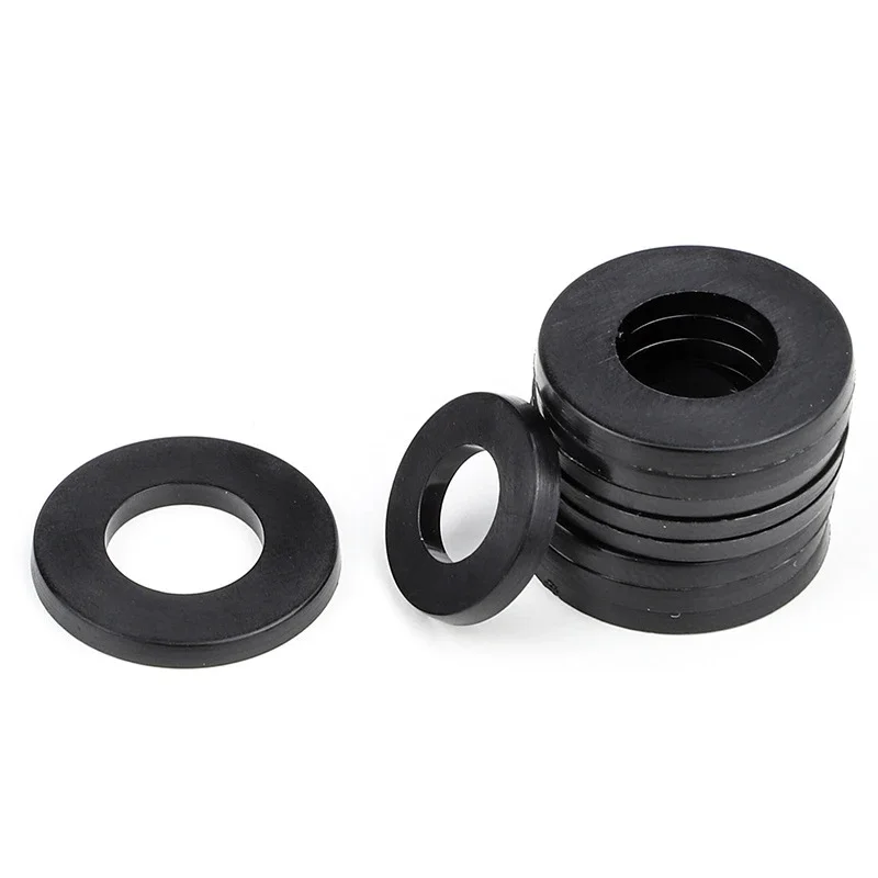 Hinge Rings 60pcs Hinge Rings Plastic Flat Washer Rings For 0.5-1.2mm Interior Door Hinges 15mmx10mm Door Top Bottom Insulation Gasket