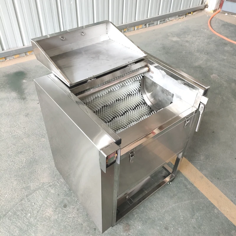 Potato peeler Commercial stainless steel 220V automatic Potato peeling machine Cleaning machine Potato cleaner 1500w 4