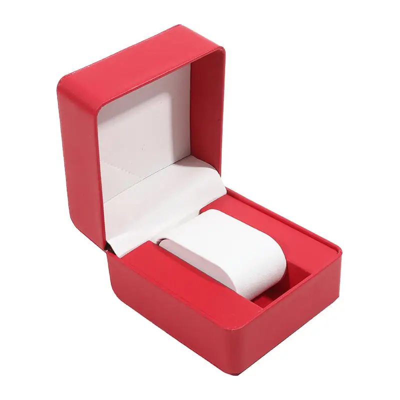 High Grade PU Leather Single Watch Gift Box with Pillow – Elegant Wristwatch Display Ca... - SKU LWGB2010 - UGI Packaging