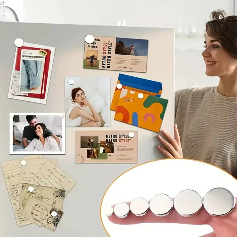 Ultra-Strong Round Magnet for Home, Office, and Craft Decor