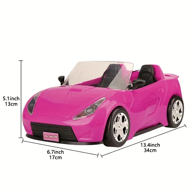 Car Model Kids Toys Car Outdoor Children Game Dollhouse Accessories for 30cm Barbie DIY Birthday Christmas Present Gift Toy 6