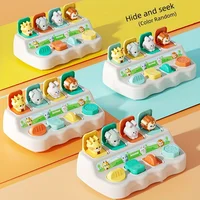 Montessori Pop up Animal Toys and Learning Boxes - Enhance Logic and Motor Skills, Suitable for Children's Birthday Gifts 5