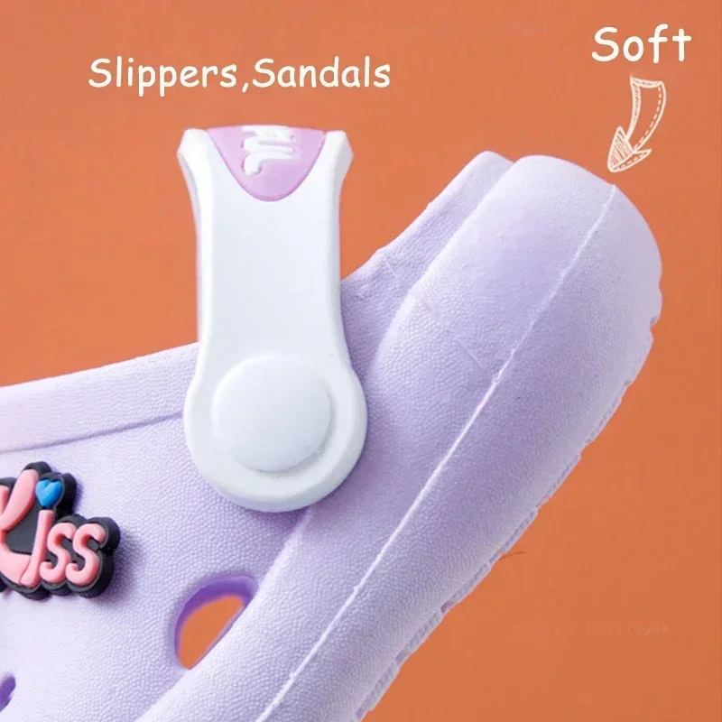 Summer New Baby Slippers Indoor Non-slip Soft Bottom Comfort Fashion Cute Children's Hole Shoes Boys Girls Kid Outdoors Sandals 5