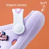 Summer New Baby Slippers Indoor Non-slip Soft Bottom Comfort Fashion Cute Children's Hole Shoes Boys Girls Kid Outdoors Sandals 5