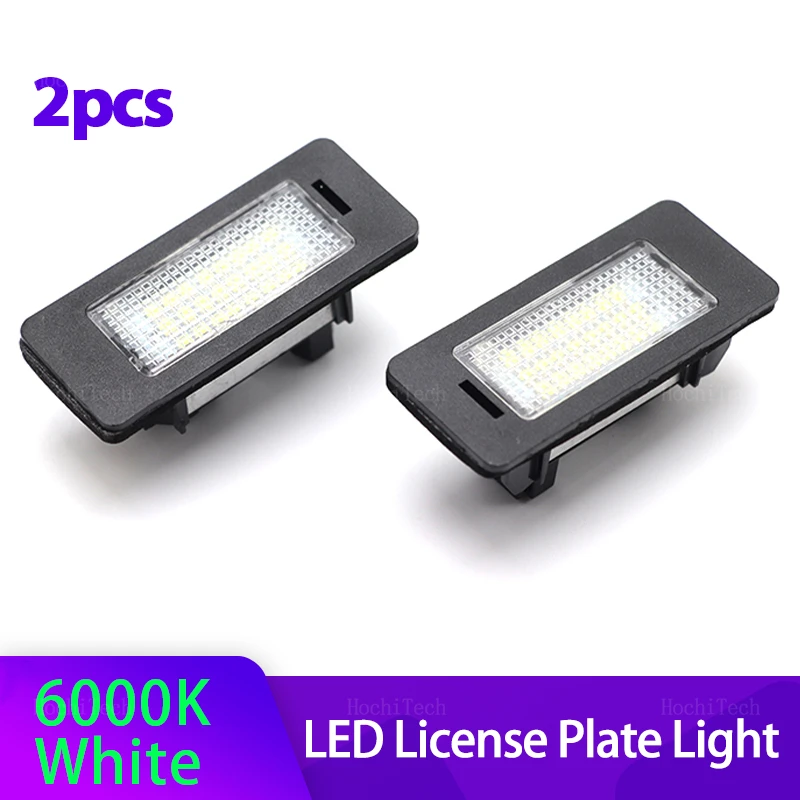 2X Canbus Led Licenza Targa Luce Per Volvo C30 2008-2013 18-SMD 6000K Bianco Tag Lampada OEM # 31213991