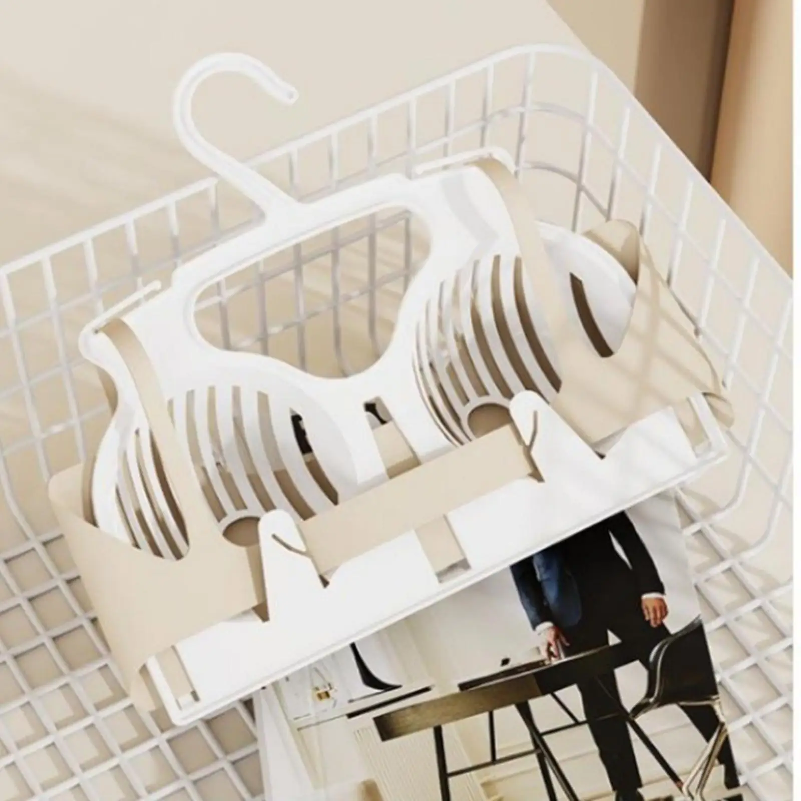 2pcs Underwear Drying Rack Bra Display Hangers Supplies Space Saving Hollow Bar Holder For Bra Shop Home Anti-Deformation Rack 5