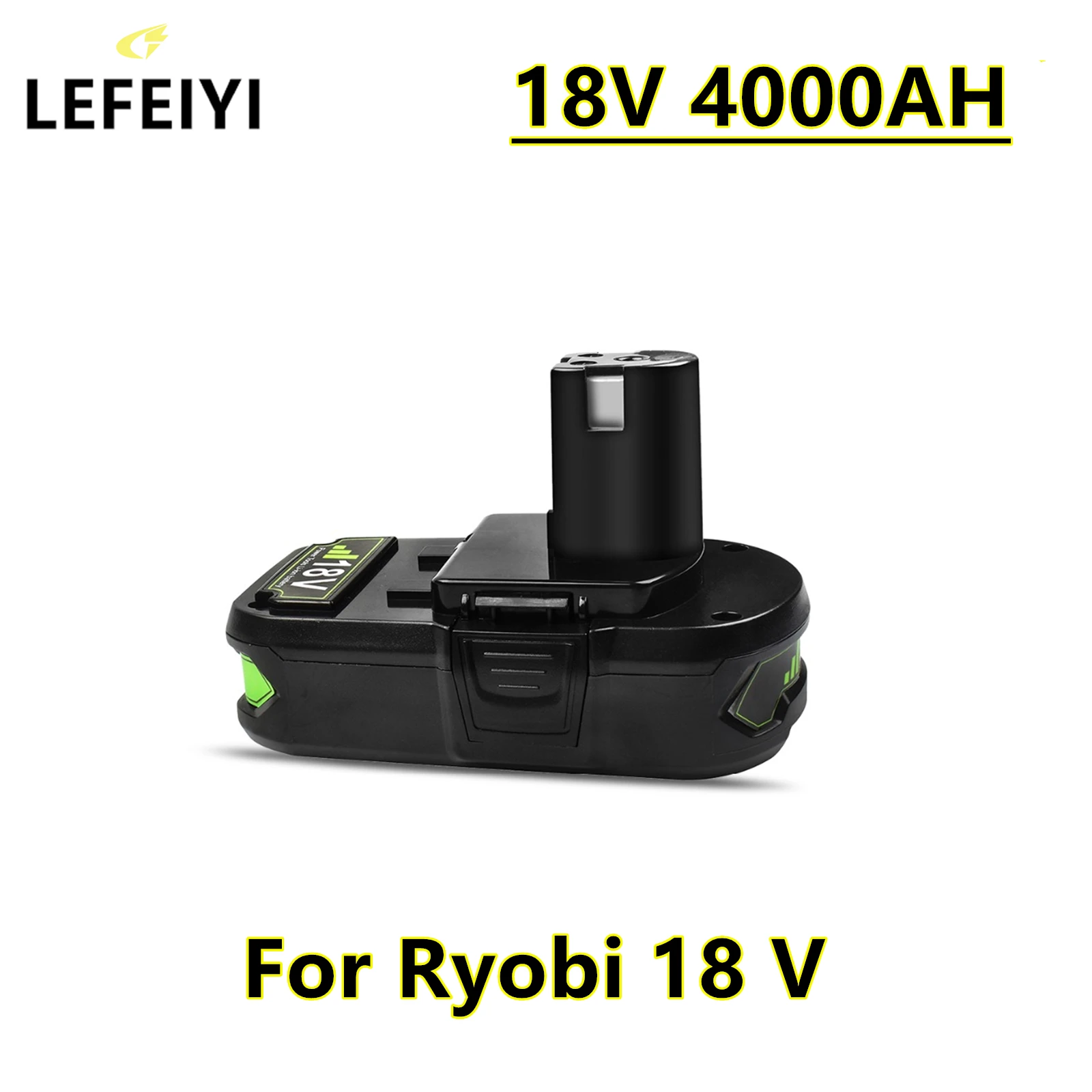 LEFEIYI Batería de repuesto para Taladro Inalámbrico Ryobi, pila de 18V, 4000mAh, para Ryobi 18V, p108, P104, P105, P102, P103| | - AliExpress