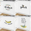 Animal Simple Self-Adhesive Cabinet Short Curtains Dustproof Half-curtain Kitchen Nordic Shelf Wardrobe Cover Curtain Home Decor 1