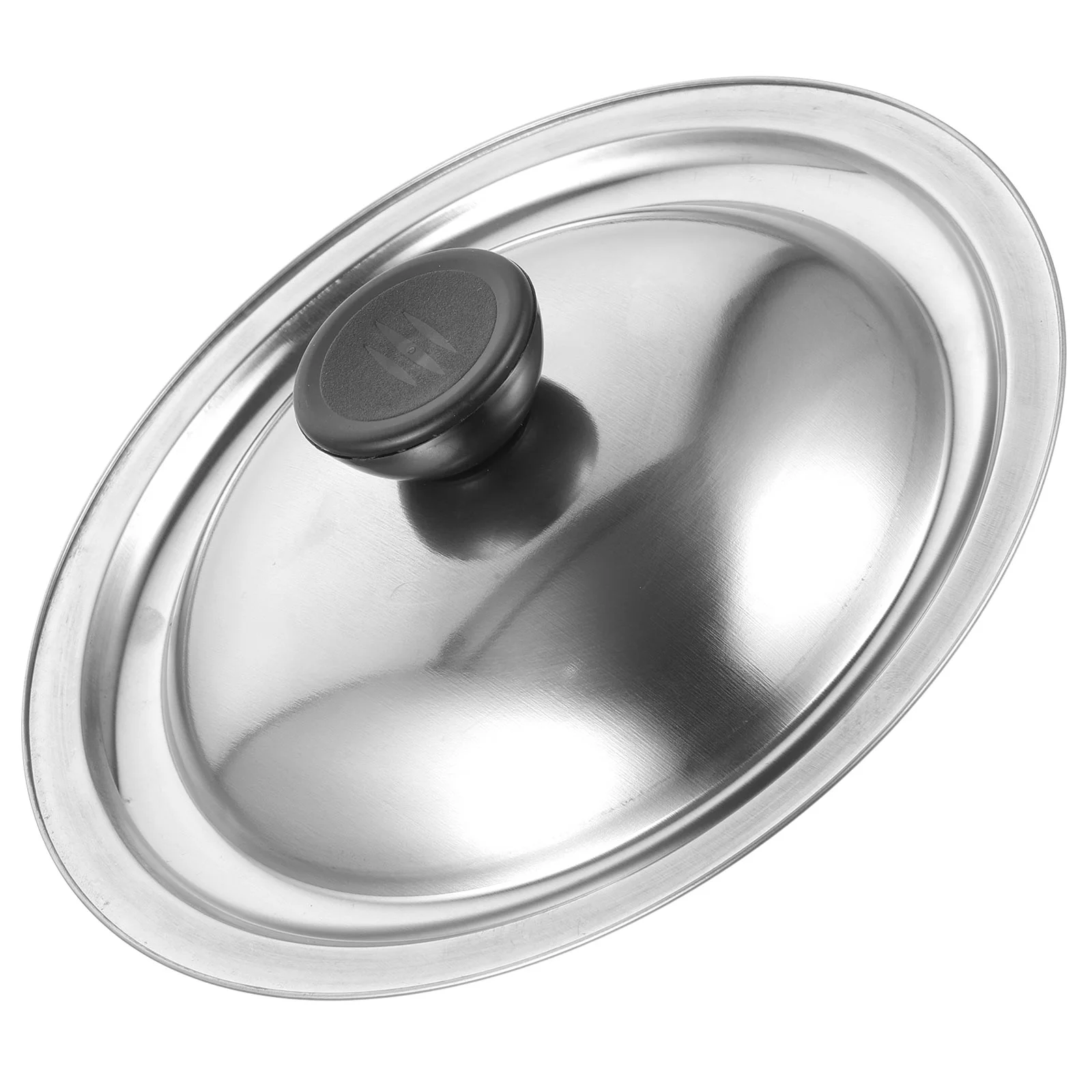 Stainless Steel Lid Universal for Cooking Household Metal Frying Pan Cover Replacement Cookware Pot
