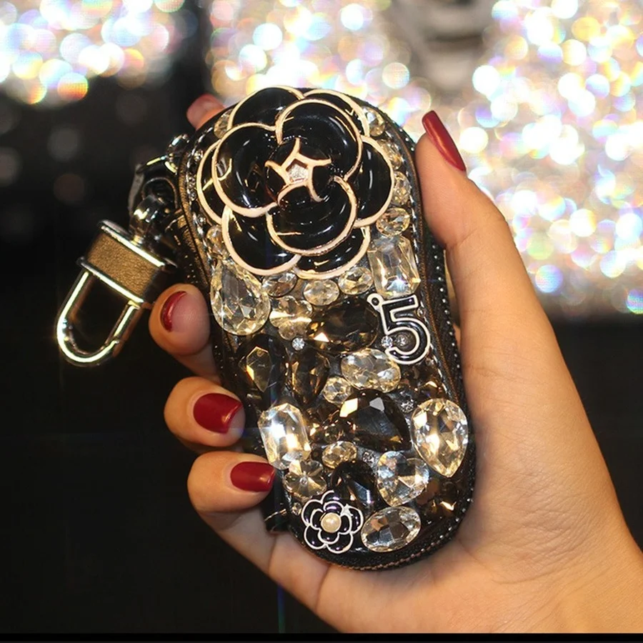 Llaveros Para Manualidades, En Forma De Corazón De Diamante