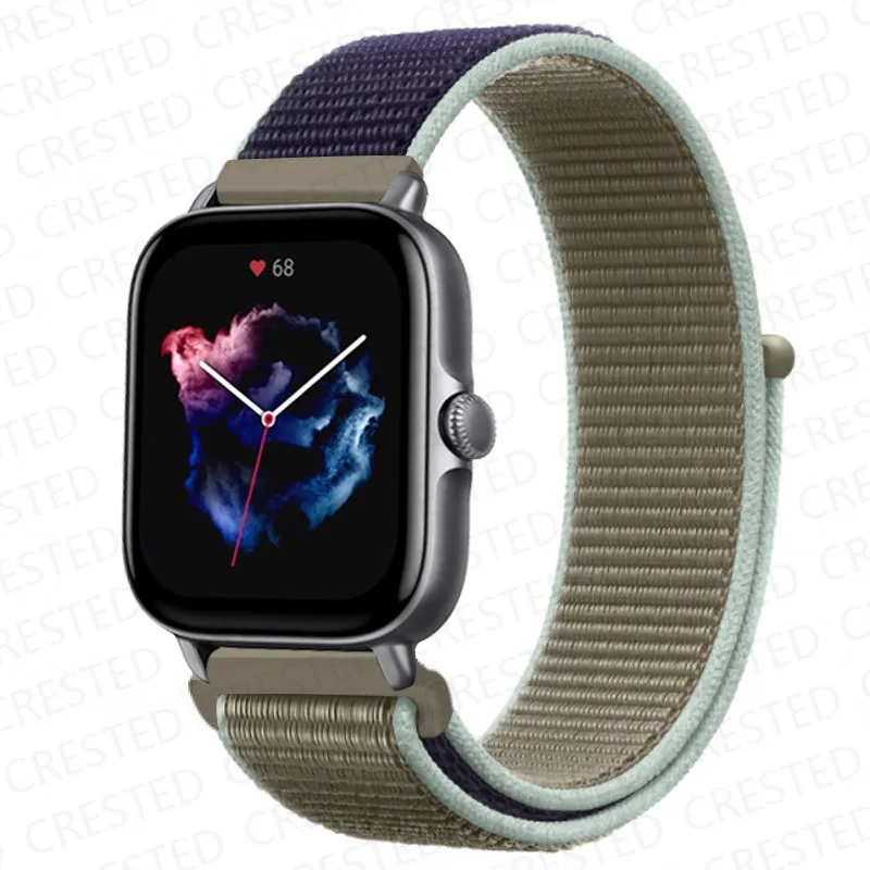 Nylon Sport Watch Band Bracelet - 20mm/22mm Adjustable Strap