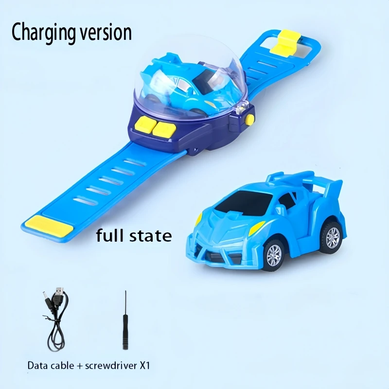 2.4G Kids Cartoon Watch Remote Control Car Toy