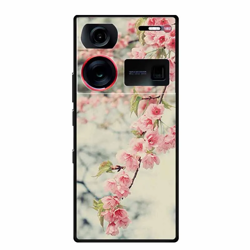 Sleek Black Silicone Soft Back Cover for Smartphones - 6.8 Coque