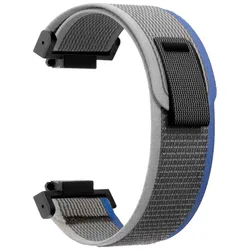 Stylish Sports Nylon Loop Strap Wrist Bracelet Belt for Casio G-SHOCK Watches (Grey Blue)