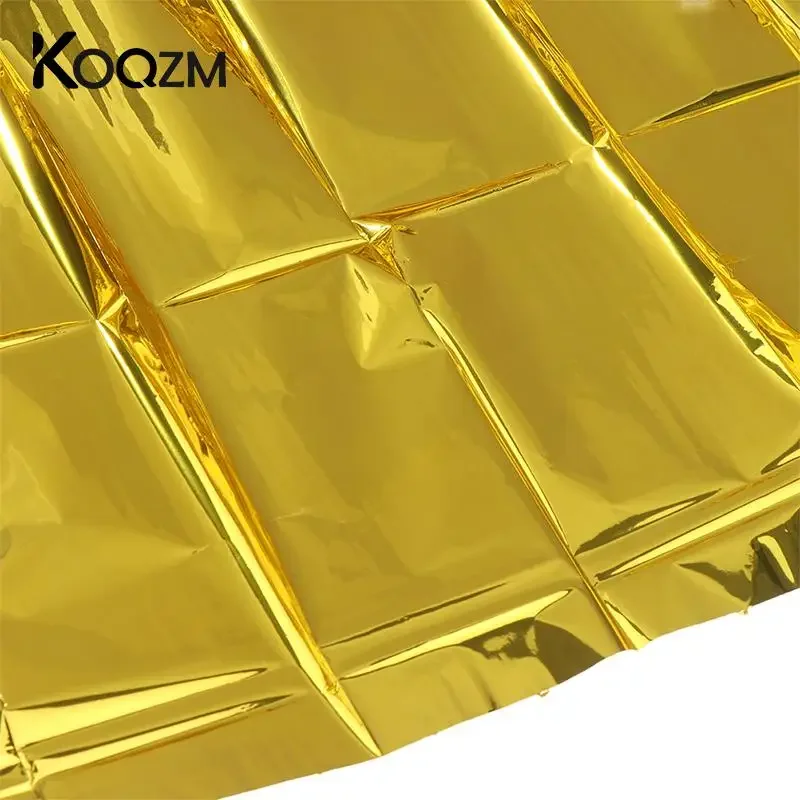 Emergency Blanket Outdoor Survival First Aid Military Rescue Kit Windproof Waterproof Foil Thermal Blanket for Camping Hiking emergency blanket