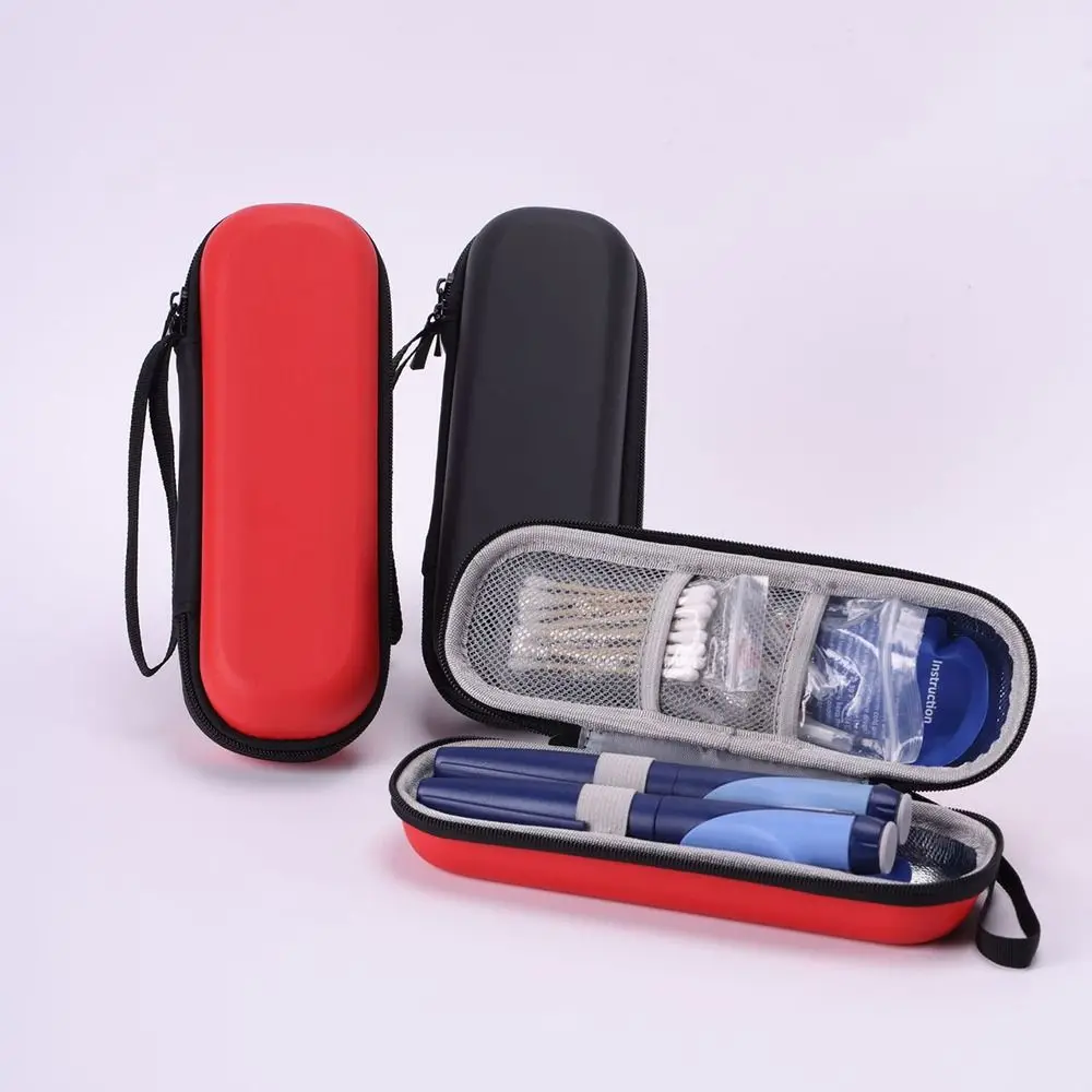 Robuste PU-Insulin-Kühltasche, wasserdichte, wärmeisolierte Stifttasche, glasierte Kälteaufbewahrungstasche für Diabetiker – Detail 10
