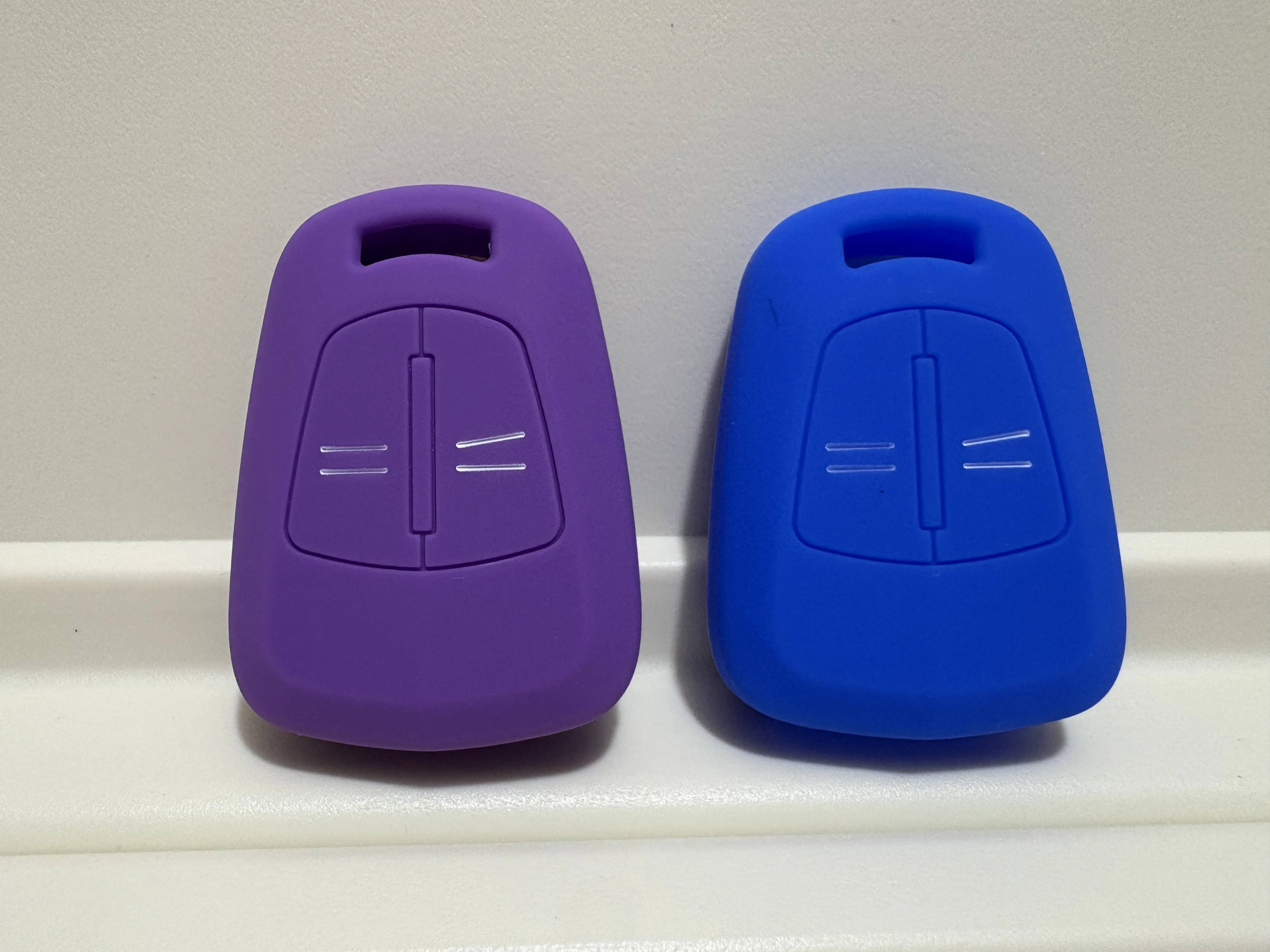 Premium Silicone Car Key Cover - 2 Button Remote Key Shell in Stylish Design