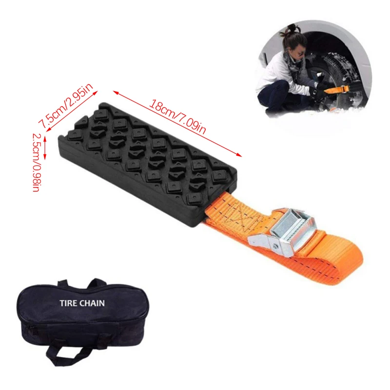 Mud Sand Snow Tire Ladder Off-Road Vehicle Emergency Tracks Chain Non-Slip Traction Mat Car Recovery Traction Boards