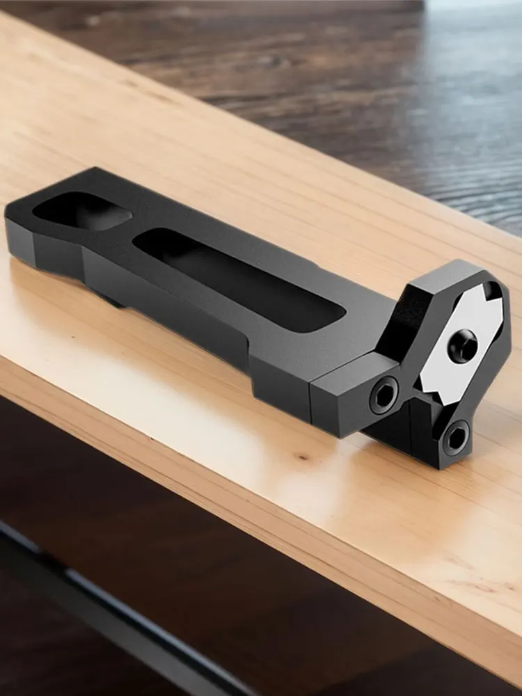 목공용 엣지 트리머 챔퍼 플래너 알루미늄 합금 코너 아크 트리밍 도구 (블레이드 포함) 수동 필렛 스크레이퍼