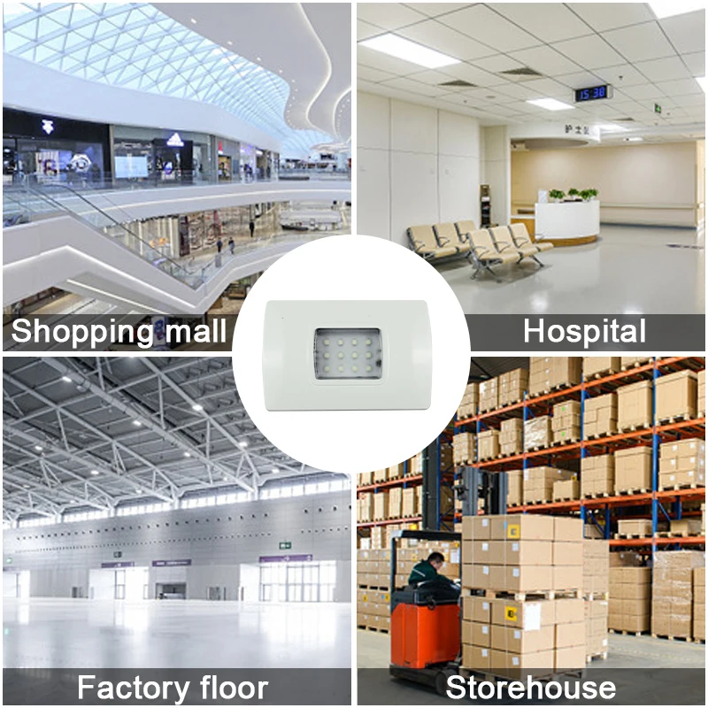 Emergency Light Led for Home for Power Failure Automatic Lighting Indoor Waterproof Warning Light Flashing Help Corridor Lamp