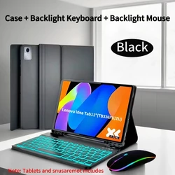 11 - Inch Tablet Case with Removable Wireless Bluetooth Keyboard for Spanish (Black Backlight BMS)
