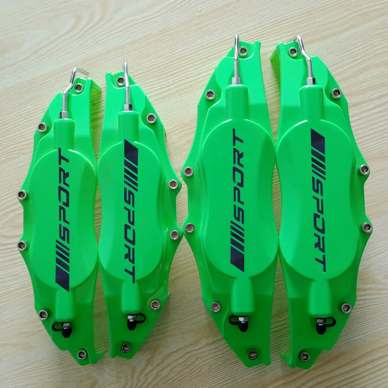 

KUNBABY Size XL 2 Or 4 Pcs ABS Plastic Brake Caliper Cover With Black Sport Sticker Car Styling Front Rear Free Shipping