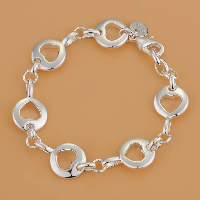 New 925 Sterling Silver Bracelet Bead High Quality Romance Chain For Women Fashion Engagement Party Wedding Jewelry Gift