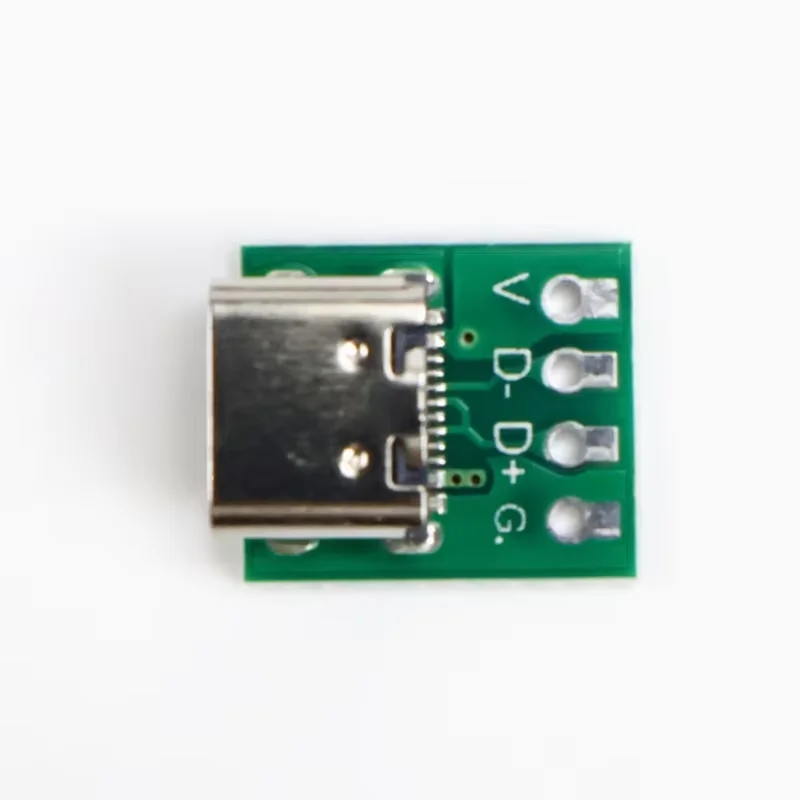TYPE-C USB 3.1 Type-C 커넥터 테스트 PCB 보드 플레이트 어댑터 소켓(데이터 라인 와이어 케이블 전송용)