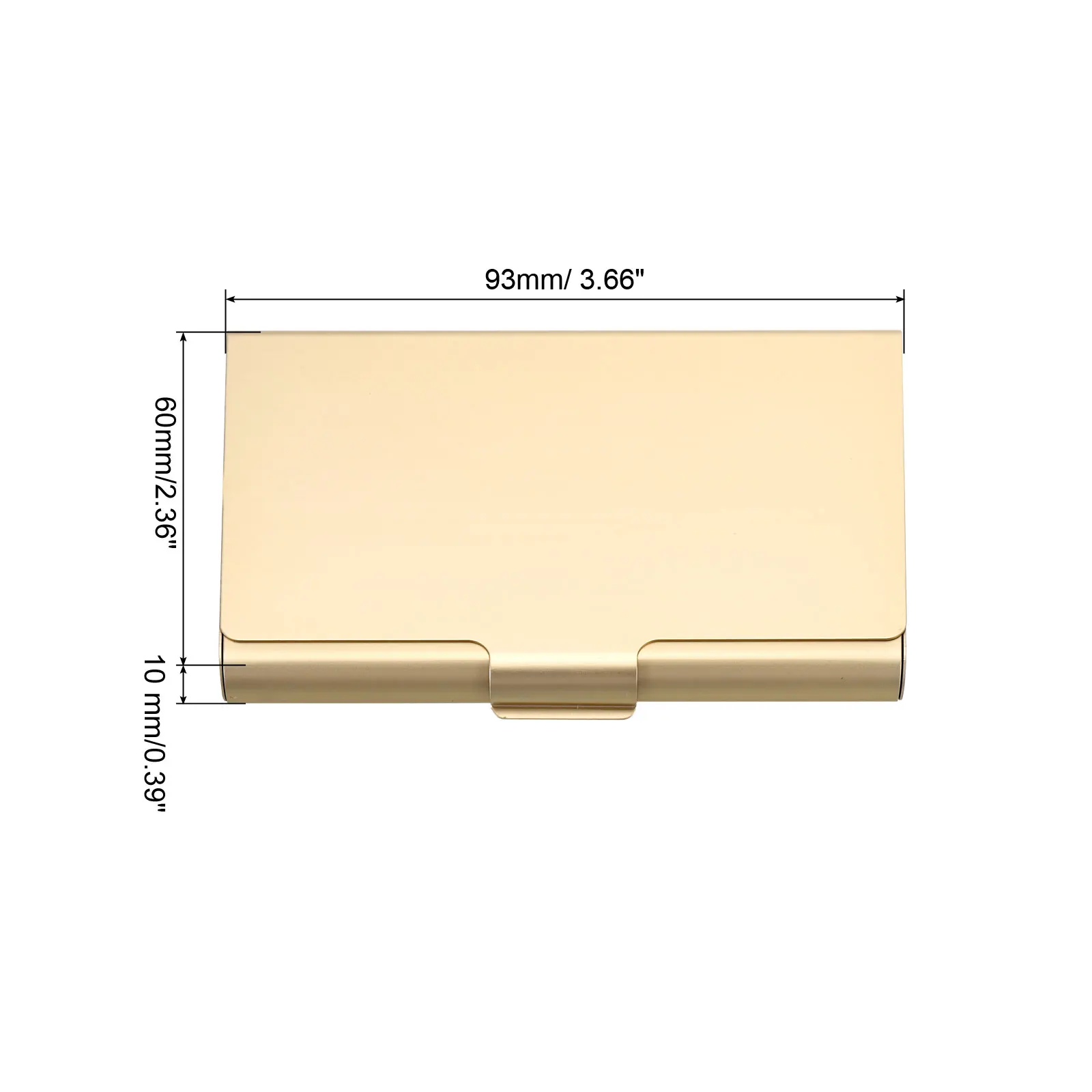 1/2/3Pcs 명함 홀더 93x60x10mm 알루미늄 금속 카드 케이스 이름 카드 신용 카드에 대 한 전문 포켓 카드 홀더