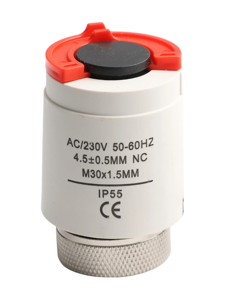 항온 제어 230V 전동 액추에이터 M30x1.5 사양 공칭 압력 1.6MPa 가정용 난방 시스템