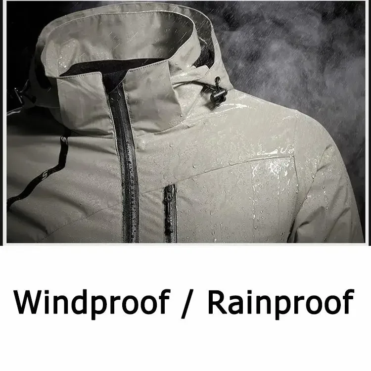 Waterproof Jacket Outdoor Windbreaker Men Coat Plus Size 45-130kg 6XL 7XL Big Size Men Clothing Jaqueta Masculina 점퍼 남자 Veste 4