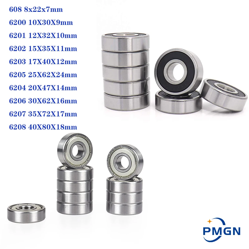 10 шт. ABEC-5 6201ZZ 6201Z 6201-2Z 6201 ZZ 12*32*10 мм металлическое уплотнение высокое качество