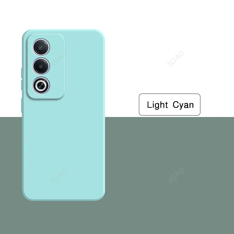 Classic Soft Touch Liquid Silicone Phone Case with Internal Flocking and Straight Edge Design