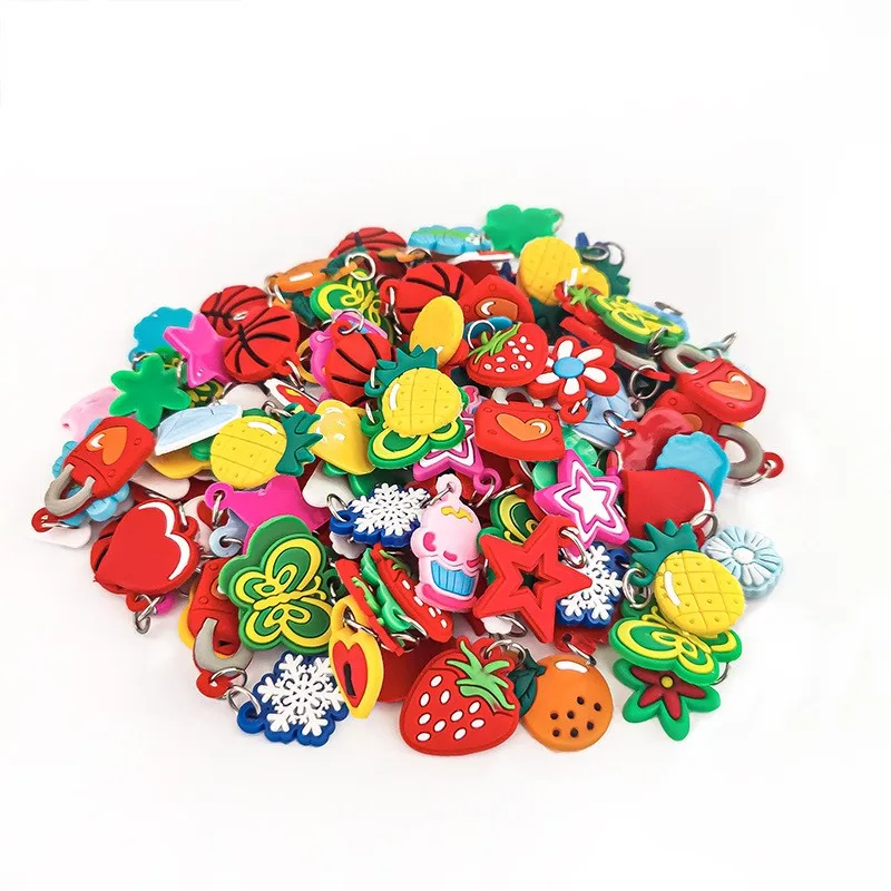 Resin Charms Jewelry Charms 10/30/50Pcs for DIY Loom Rubber Bands Bracelets Jewelry Toys Craft Making