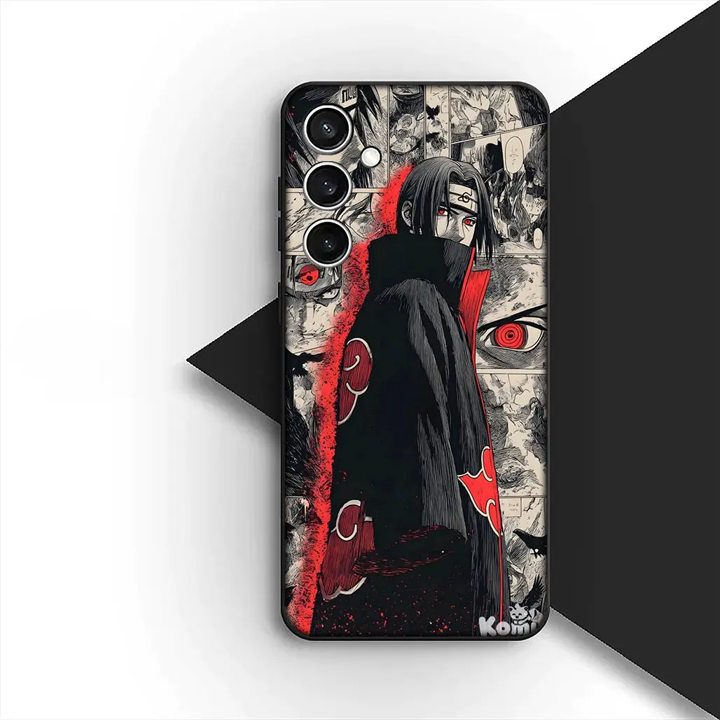 Anime Uchiha Itachi Naruto Silicone Phone Case Cover