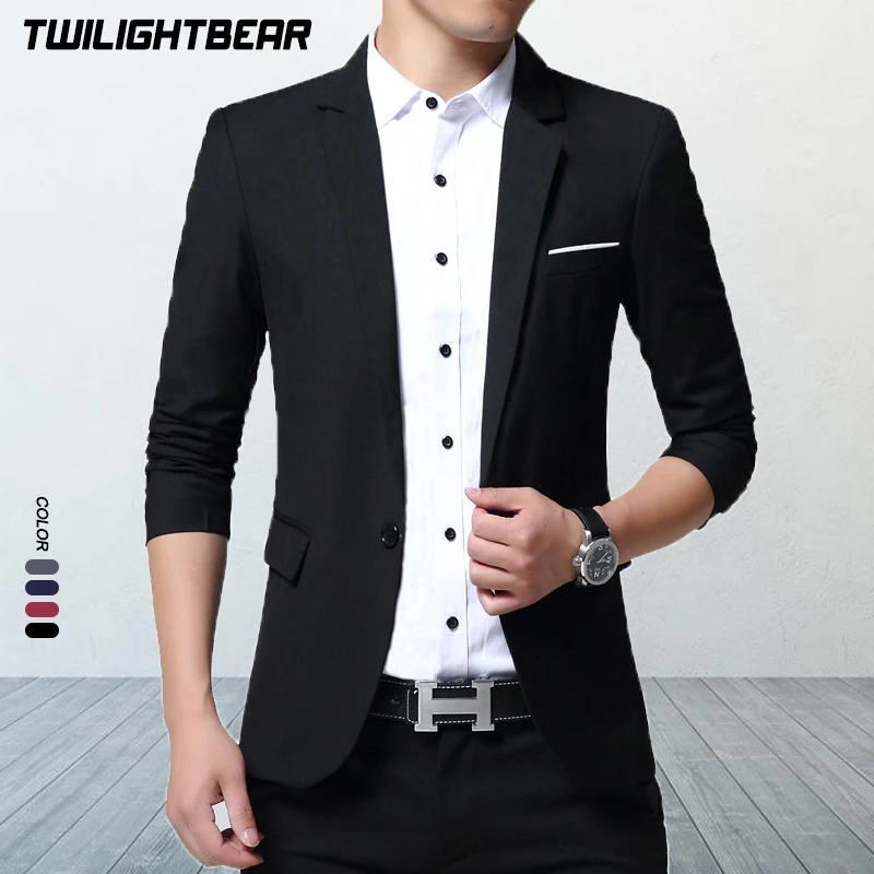 Classic Men's Blazer 7XL Suit Jackets Oversized Korean Slim Business Casual Blazers Men Clothing Dress Jacket Coat AF106