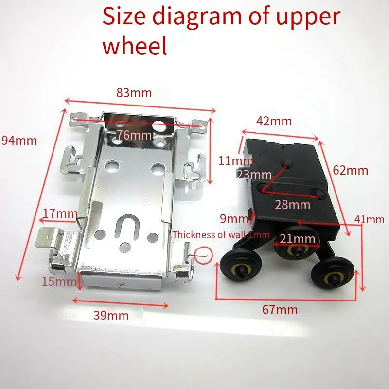 Old Wardrobe Sliding Door Pulley Wheel Runner Closet Wardrobe Moving Door Bottom Pulley Lower Wheel Roller Runner sliding door rollers