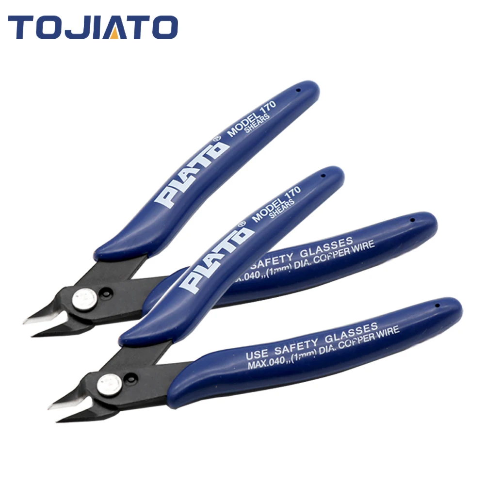 

PLATO 170 Wishful Clamp DIY Electronic Diagonal Pliers Side Cutting Nippers Wire Cutter 3D Printer Parts Models Hand Tools