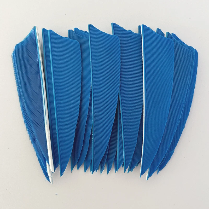 100 pièces 3 pouces flèche Fletching tir à l'arc bouclier coupe