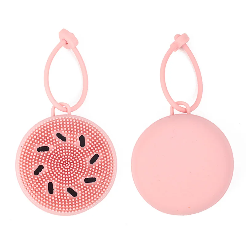 Silicone Cleaning Brush Facial Exfoliating Deep Clean Massage Brush Face Blackhead Removal Cleanser Miniature Skin Care Scrubber