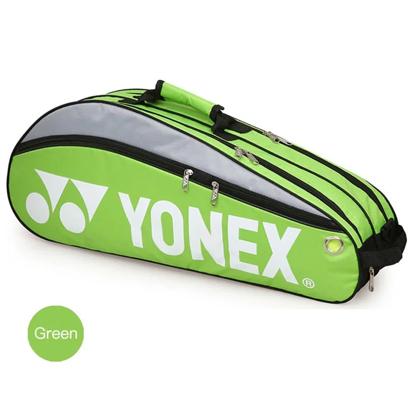 YONEX Original Badminton Bag Max For 3 Rackets With Shoes Compartment Shuttlecock Racket Sports Bag For Men Or Women 9332bag